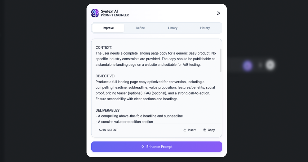 Expert personas that elevate every response